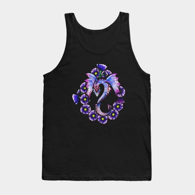 Purple Dragon Tank Top by bubbsnugg